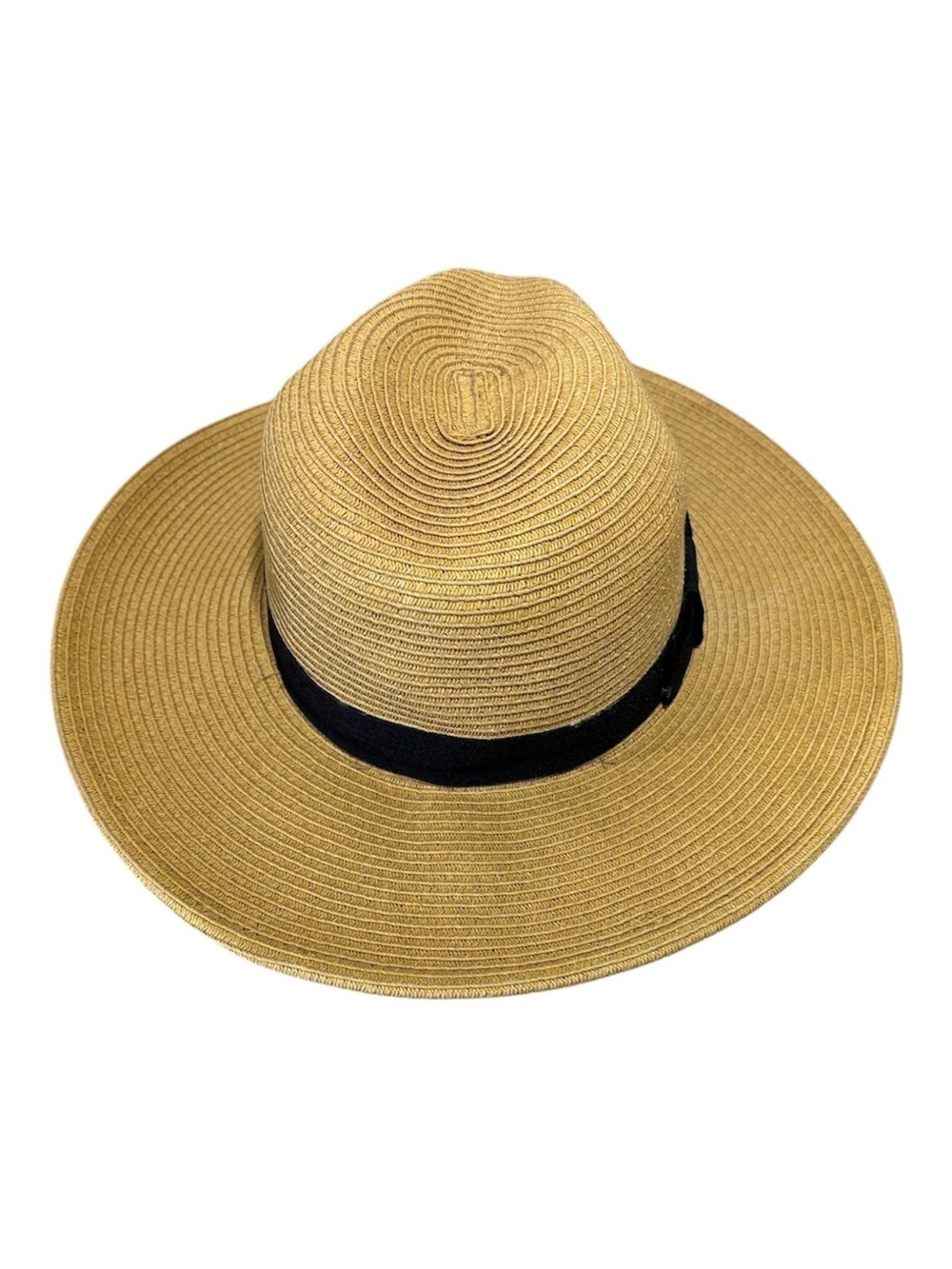 Sun N Sand Straw Panama Hat Wide Brim Boho Resort Coastal Grandma - Picture 3 of 6